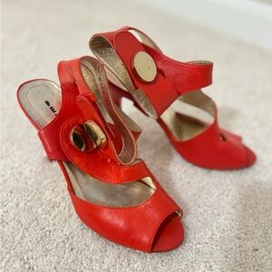 FELLINI Skarlet Leather Shoes